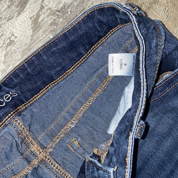 Women's Maurice's Boot Cut Factory Distressed Jeans - Size 6L - Picture 4 of 9